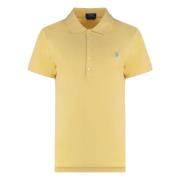 Slim Fit Cotton-Piqué Polo Shirt Polo Ralph Lauren , Yellow , Dames