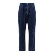 Corduroy Relaxed Fit Broek Polo Ralph Lauren , Blue , Heren