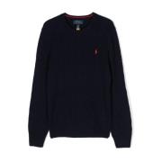 Casual Sweater Pullover voor Mannen Polo Ralph Lauren , Blue , Heren