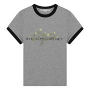 Korte mouwen ronde hals T-shirt Stella McCartney , Gray , Dames