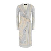 Stijlvolle Viscose Jurk Versace , Multicolor , Dames