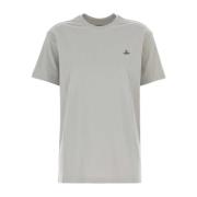 Stijlvol Grijs Katoenen T-Shirt Vivienne Westwood , Gray , Dames