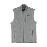 Navy Gebreid Vest met Ritszakken Patagonia , Gray , Heren