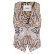 Stijlvol Gewatteerd Vest voor Mannen Bazar Deluxe , Multicolor , Dames