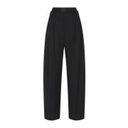 Zwarte Geplooide Boxerbroek Alexander Wang , Black , Dames