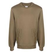 Butternut Fleece Kangaroo Sweater C.p. Company , Brown , Heren