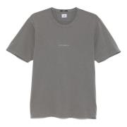 Gerookte parel T-shirts C.p. Company , Gray , Heren