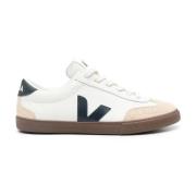 Leren Volley Sneakers Veja , White , Dames