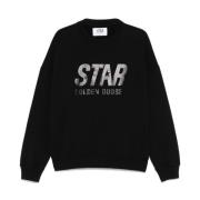 Ster Print Sweater Golden Goose , Black , Dames