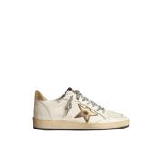 Ball Star Leren Sneakers Golden Goose , Yellow , Dames