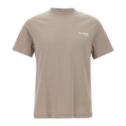 Legacy Logo Print T-shirt Axel Arigato , Beige , Heren