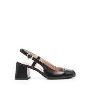 Zwarte platte schoenen voor vrouwen Love Moschino , Black , Dames