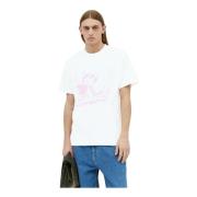 Grafische Print Katoenen T-shirt Carhartt Wip , White , Heren