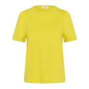 Snake Eye Tee Top Soaked in Luxury , Yellow , Dames