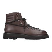 32122H leren enkellaarzen Premiata , Brown , Heren