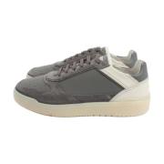 Grijze Heren Sneakers Brunello Cucinelli , Gray , Heren