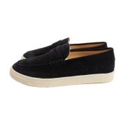 Navy Heren Mocassins Brunello Cucinelli , Blue , Heren