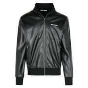 Track Jacket voor Mannen Palm Angels , Black , Heren