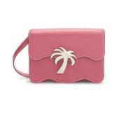 Stijlvolle Roze & Paarse Schoudertas Palm Angels , Pink , Dames