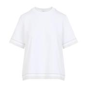 Lichte Witte Tshirt Peserico , White , Dames