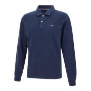 Heren Basic Heavy Katoenen Polo Shirt La Martina , Blue , Heren