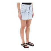 Narjis Denim Mini Rok Isabel Marant , Blue , Dames