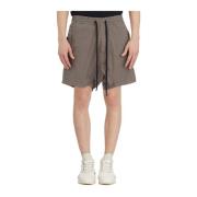 Lage Kruis Katoenen Bermuda Shorts Thom Krom , Gray , Heren