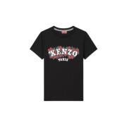 Zwarte T-shirt met Verdy Market Animatie Kenzo , Black , Dames