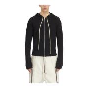 Zwarte Rits Hoodie Rick Owens , Black , Heren