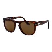 Stijlvolle Elio zonnebril voor de zomer Persol , Brown , Unisex