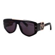 Stijlvolle zonnebril Spp093M Philipp Plein , Black , Heren