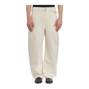 Gedraaide Riem Broek Lemaire , White , Heren