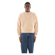 Embro Dubbellaagse Sweatshirt Garment Workshop , Beige , Heren