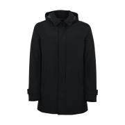 Waterdichte Carcoat met Gore-Tex Membraan Herno , Black , Heren