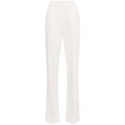 Ivoor Broek met Elegante Stijl Elisabetta Franchi , Beige , Dames