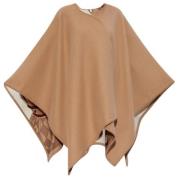 Beige Cape Nadir Jassen Salvatore Ferragamo , Beige , Dames