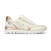 Comfortabele Cantabria Sneaker - Off White Pikolinos , White , Dames