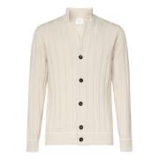 Knoop Front Sweater, Zandkleur Eleventy , Beige , Heren