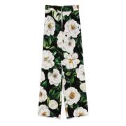 Bloemenprint broek Dolce & Gabbana , Multicolor , Dames