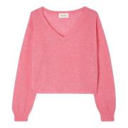 Roze Pullovers American Vintage , Pink , Dames