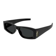 Monogram Cat-Eye Brilmontuur Saint Laurent , Black , Unisex