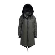 Waterdichte Fishtail Parka Stutterheim , Green , Unisex