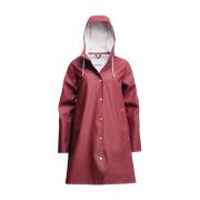 Stockholm Hilltop Raincoat Stutterheim , Red , Dames