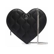 Cross Body Schoudertas Dsquared2 , Black , Dames