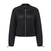 Stijlvolle Blouson met Moderne Accenten Milestone , Black , Dames