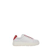 Kleurrijke Sneakers voor Vrouwen Moschino , Red , Dames