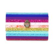 Feestelijke Eagle Clutch met Glitter en Marmer Kurt Geiger , Multicolo...