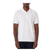 Heren Logo Pique Polo Shirt Scotch & Soda , White , Heren