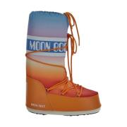 Zonsopgang Synthetische Schoen Moon Boot , Orange , Dames