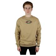 Luxueus Camel Jersey Sweatshirt Gucci , Brown , Heren